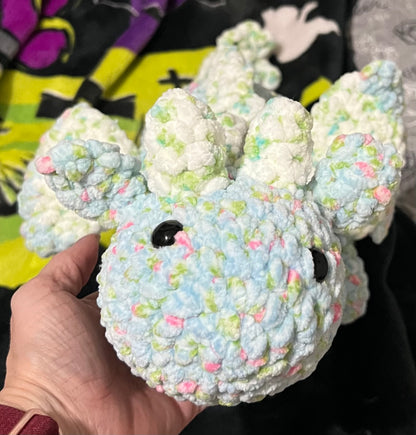 Blue the crochet dragon