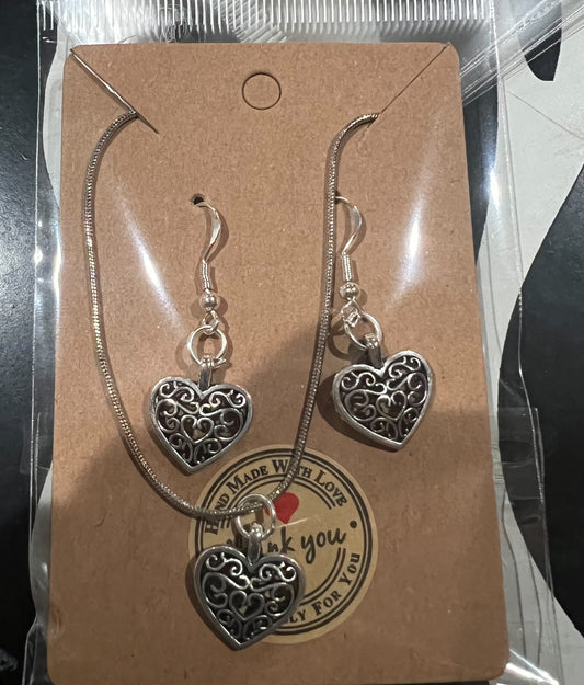 Heart Jewlery set