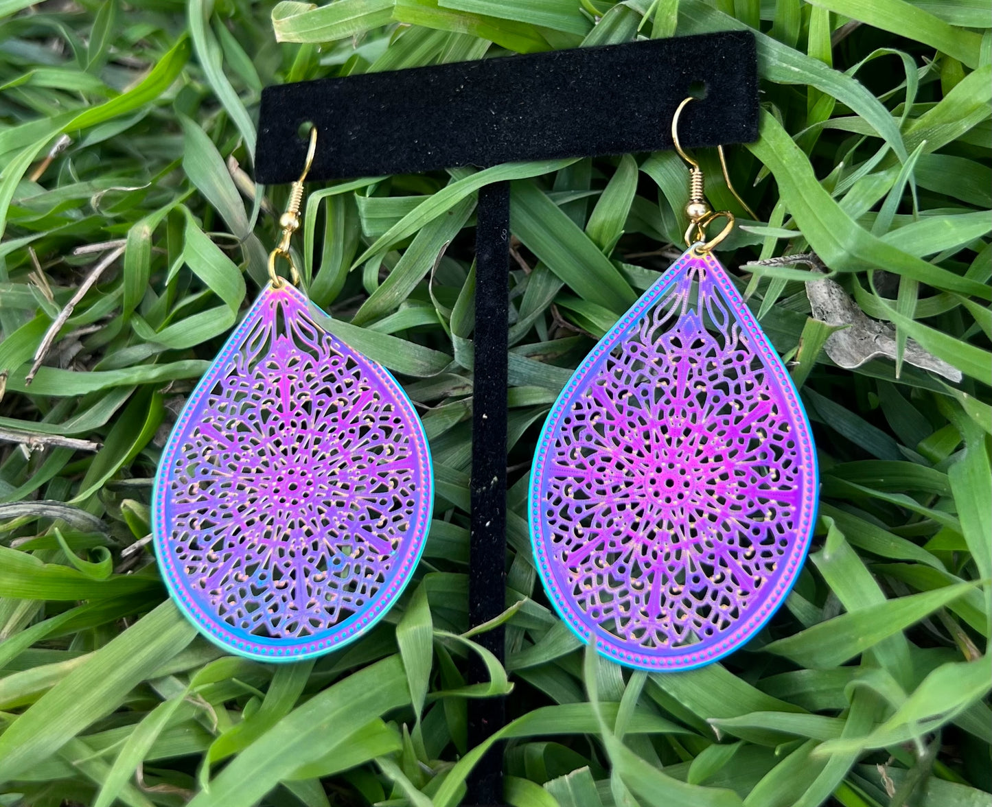 Metal Mandala Earrings