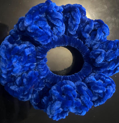 Beautiful Blue Scrunchie